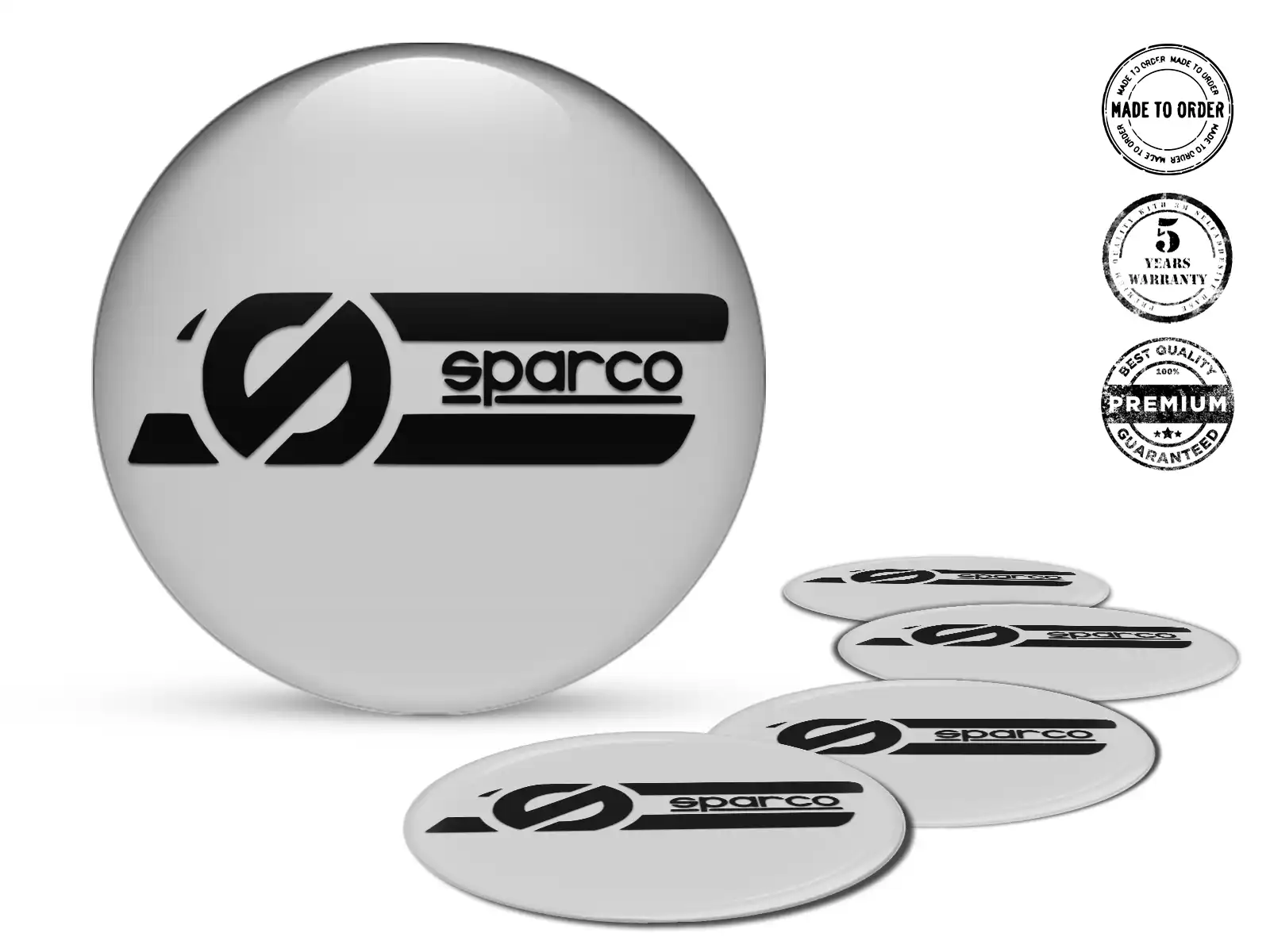 Sparco Individuelle Dome-Aufkleber Rennsport-Embleme